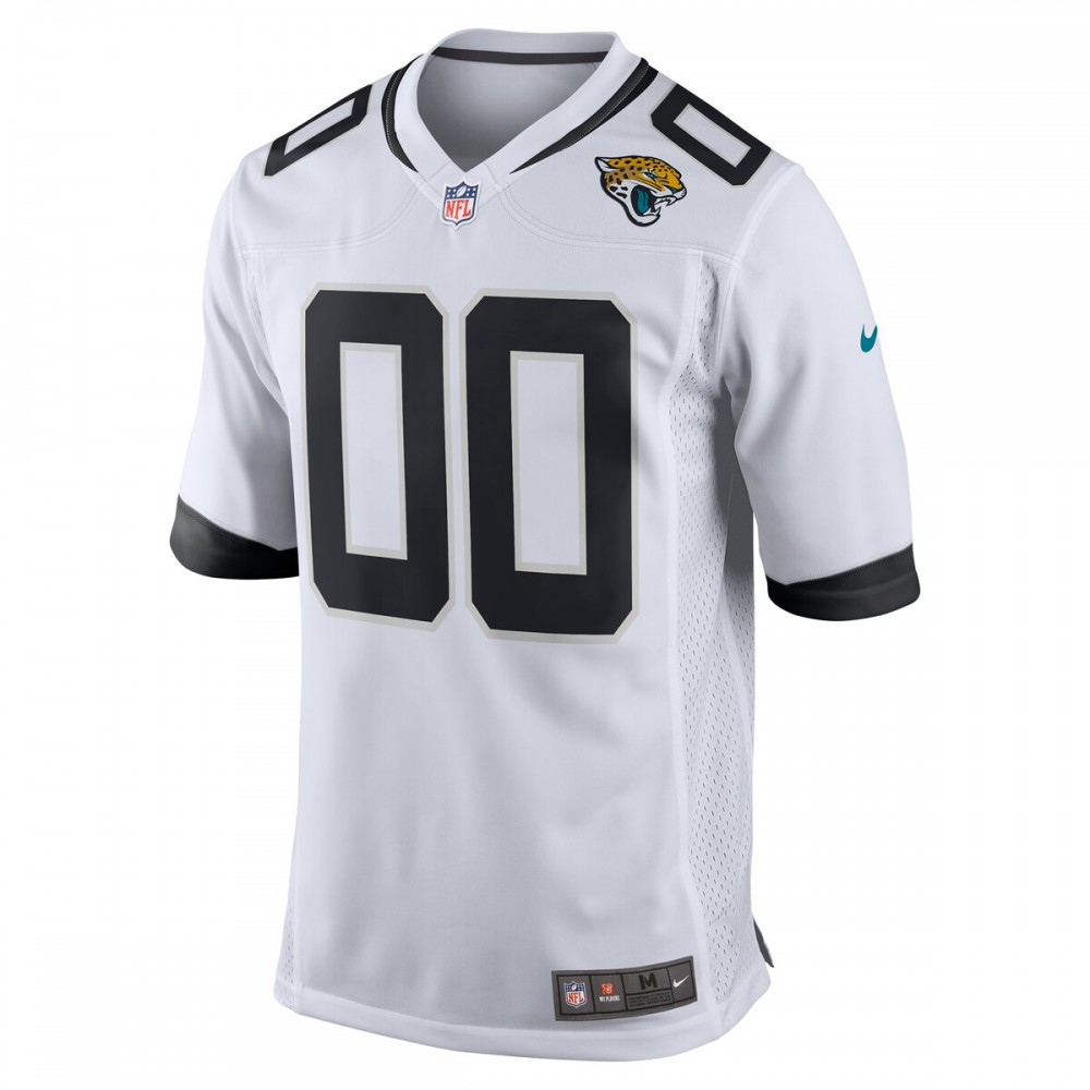 Jacksonville Jaguars Nike Custom Game Jersey - White-GridironStore